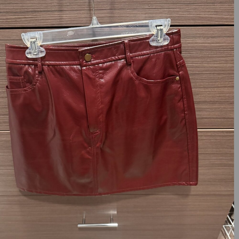 Lulu's Mini Skirt - Faux Leather